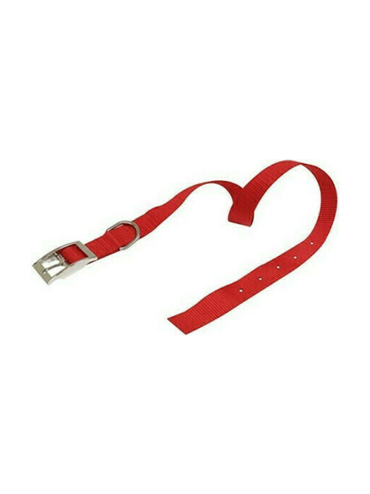 Croci Nylon Dog Collar In Red Colour 16mm x 35cm