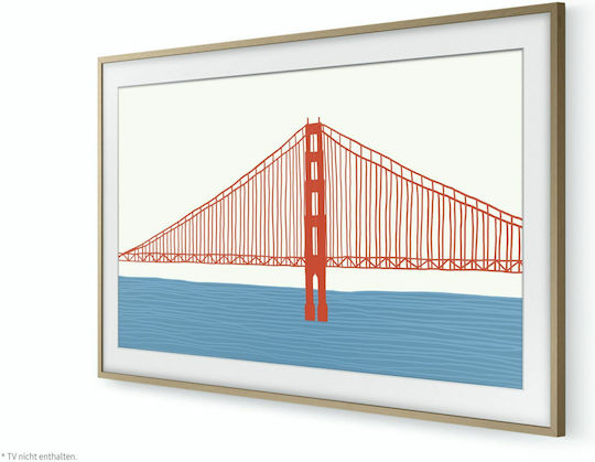 Samsung Frame Modern Teak 43"
