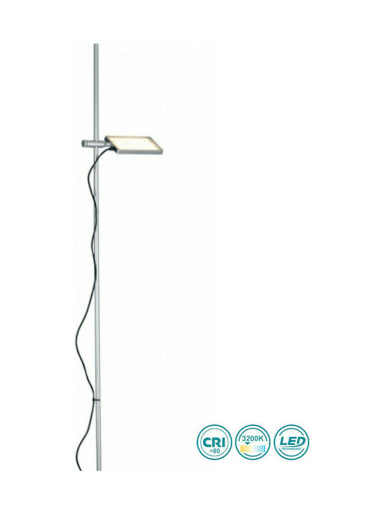 Fan Europe Led Book LED Floor Lamp H182xW16cm. with Warm White Light Silver