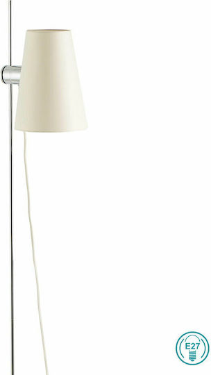 Faro Barcelona Lupe Lampadar De Podea H150xL25cm Cu Bază De Bec E27 Crom Lucios