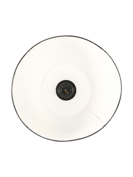 vidaXL Lampa de podea Î120xL33cm. cu Soclu pentru Bec E27 Negru