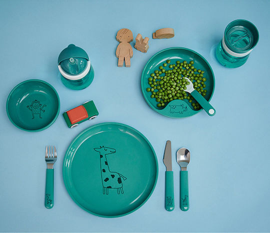 Mepal Kleinkinderbecher Mepal aus Plastik Blau 300ml für 9m+m+