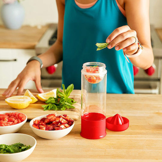 Munchkin Детска Чаша Miracle Fruit Infuser От Червена Пластмаса 590мл За 12м+