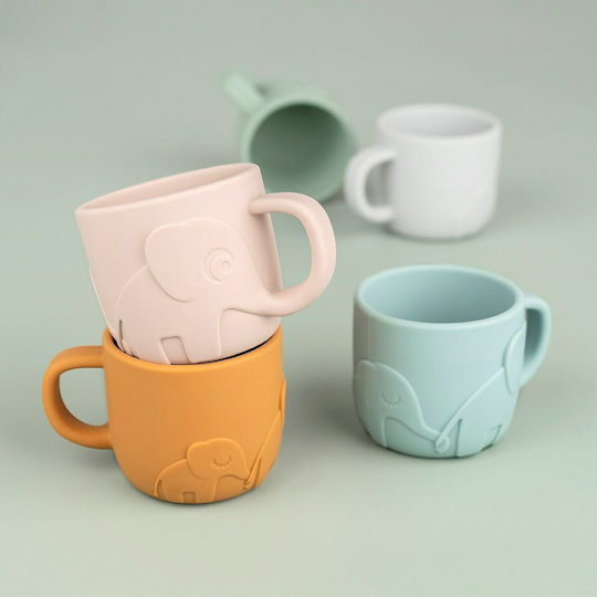 Done by Deer Baby Cup Peekaboo Elphee made of Silicone Gray