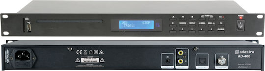 Adastra Επαγγελματικό Rack CD Player AD-400 με Δέκτη FM