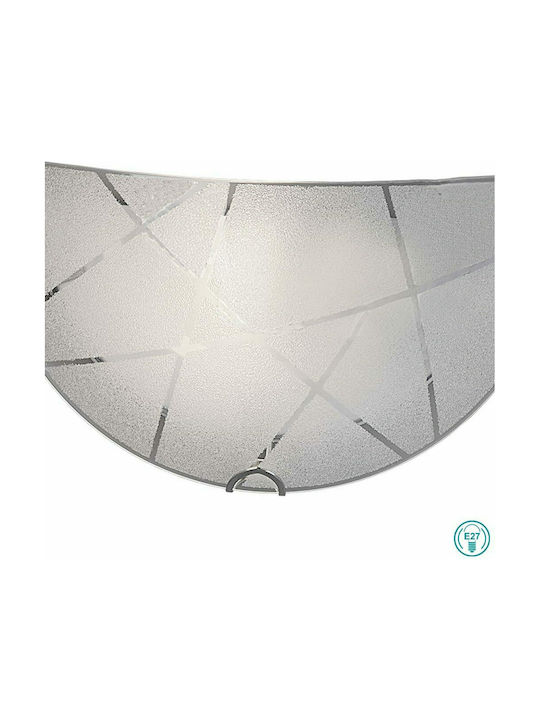 Trio Lighting Sandrina Modern Lamp Wall with Socket E27 White 30x15cm