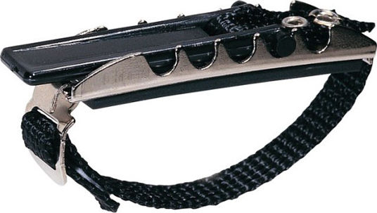 Dunlop Metallic Toggle Capo for Classic Guitar Professional Toggle Capo Flat Black