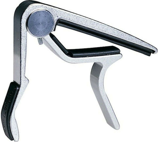 Dunlop Metalic Capo Tip Declanșator pentru Chitară clasică Trigger Capo Classical Flat în Argintiu Culoare