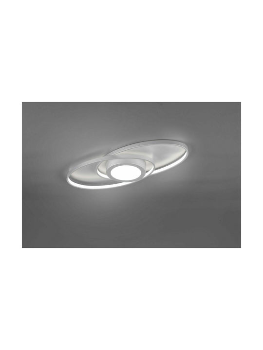 Trio Lighting Galaxy Πλαφονιέρα Οροφής 57εκ. Γκρι με Ενσωματωμένο LED