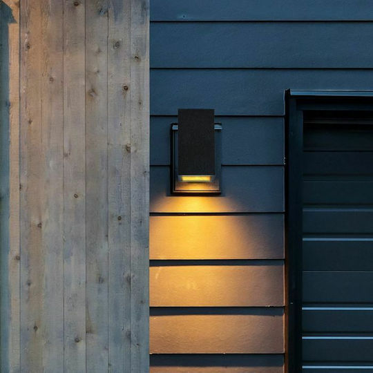 V-TAC Modern Leuchte Wand mit Fassung G9 Gray 12x12x10cm