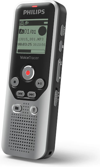 Philips Voice Recorder DVT1250 DVT1250 με Eσωτερική Μνήμη 8GB