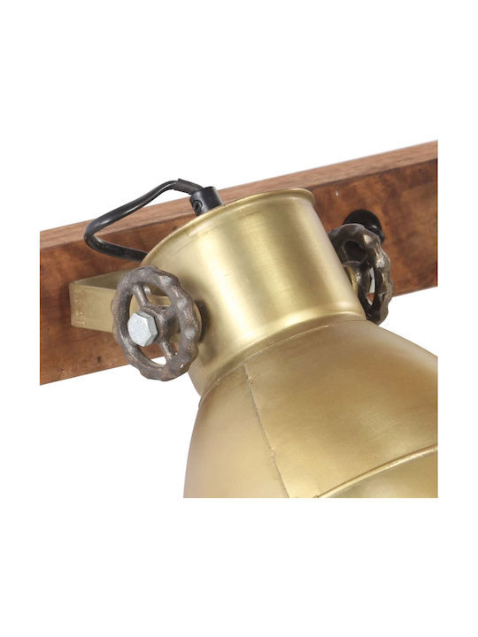vidaXL Industrial Wall Lamp with E27 Bronze 45x25cm