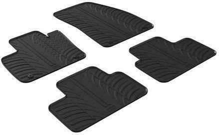 Lampa Set of Front and Rear Mats 4pcs Tray Type for Volvo XC40 Black