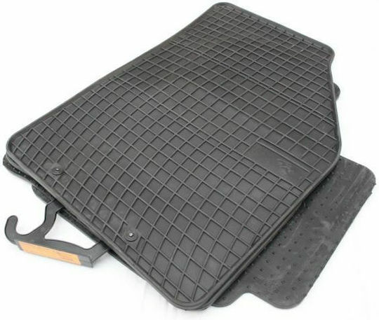 Frogum Set of Front and Rear Mats 4pcs Tray Type for Suzuki Alto 2009 Black