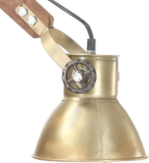 vidaXL Vintage Lamp Wall with Socket E27 Gold 45cm