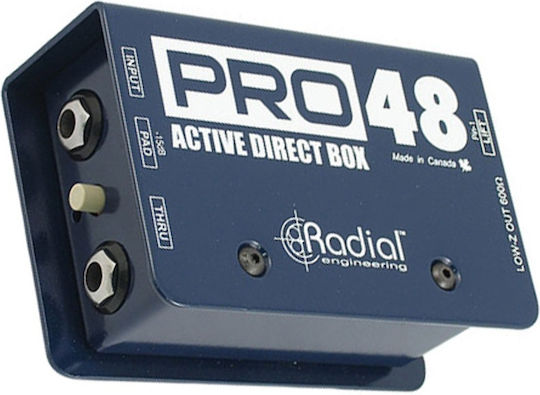 Radial PRO-48 Ενεργό DI Box 1 Καναλιού με Phantom Power
