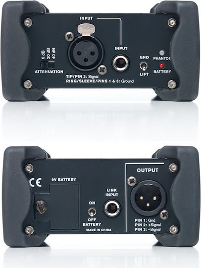 DBX DI-1 Active 1 Channel DI Box with Phantom Power and Battery