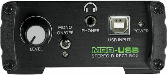 Mackie MDB-USB Παθητικό DI Box 2 Καναλιών