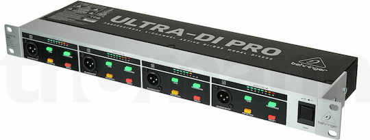 Behringer DI4000 V2 Ενεργό DI Box 4 Καναλιών με Τροφοδοσία Ρεύματος