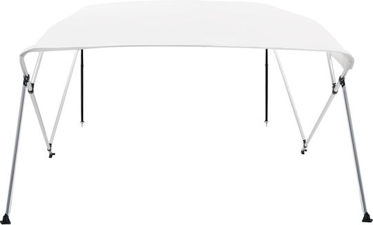 vidaXL L243xH137cm Weiß Farbe