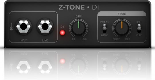 IK Multimedia Z-Tone Ενεργό DI Box 1 Καναλιού με Μπαταρία και Phantom Power