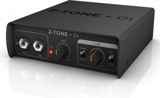IK Multimedia Z-Tone Ενεργό DI Box 1 Καναλιού με Μπαταρία και Phantom Power