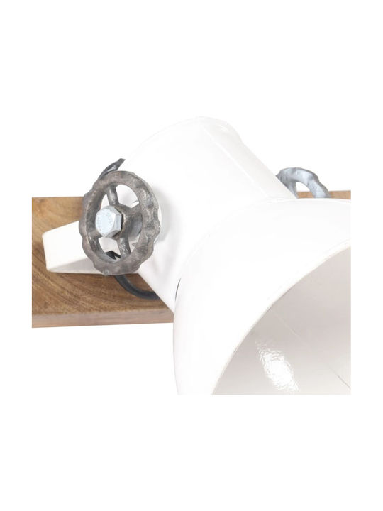 vidaXL Classic Lamp Wall with Socket E27 White 65x25cm
