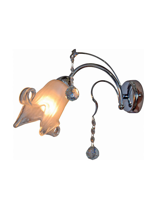 Home Lighting Memo Φωτιστικό Τοίχου Ασημί 10x25x10εκ. Home Lighting Memo Φωτιστικό Τοίχου Ασημί 10x25x10εκ.