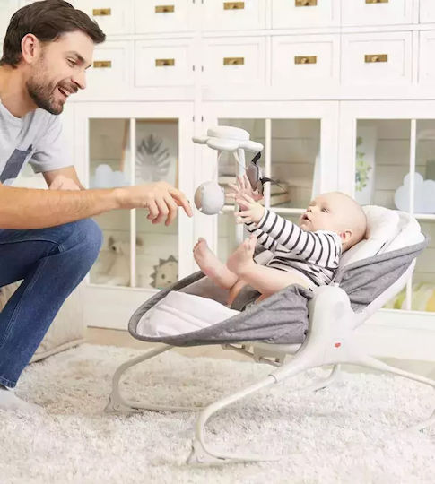 Tiny Love Elektrisch Baby Relax Napper mit Vibration Grey für Kind bis 18kg