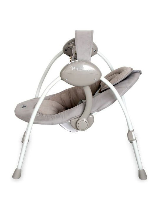 Lorelli Electric Baby Relax Swing Portofino with Music Beige Stars for Child up to 9kg