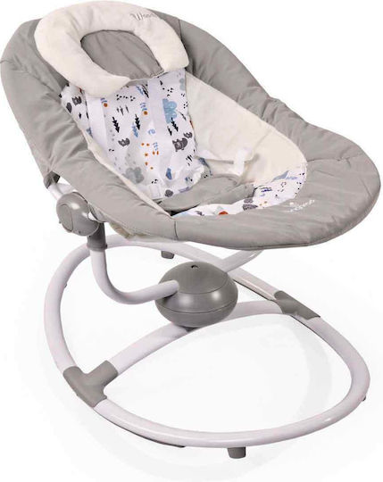 Cangaroo Electric Relax pentru Bebeluși Leagăn Woodsy cu Muzică Gri pentru Copil până la 9kg