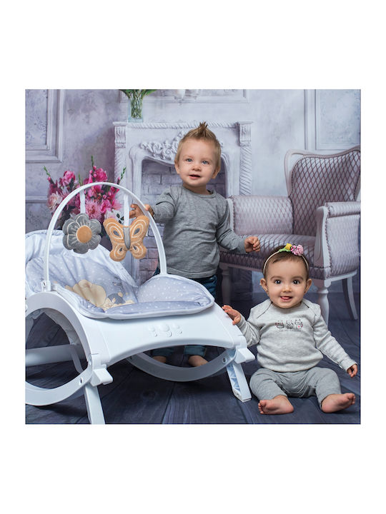 Lorelli Electric Baby Relax Enjoy with Music and Vibration Tender Blue Fun