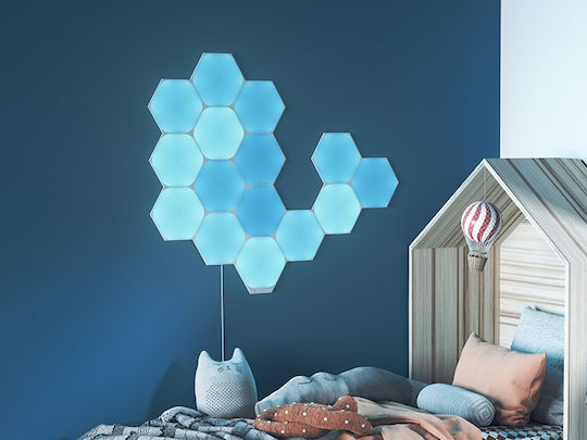 Nanoleaf Διακοσμητικό Φωτιστικό Shapes Hexagons Smarter Hexagon