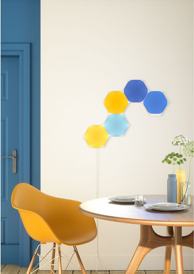Nanoleaf Διακοσμητικό Φωτιστικό Shapes Hexagons Smarter Hexagon