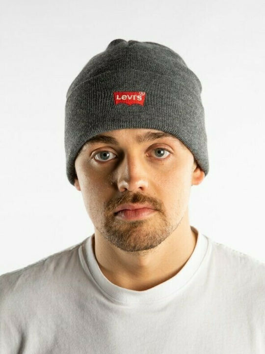 Batwing Beanie Männer Beanie Gestrickt in Gray Farbe