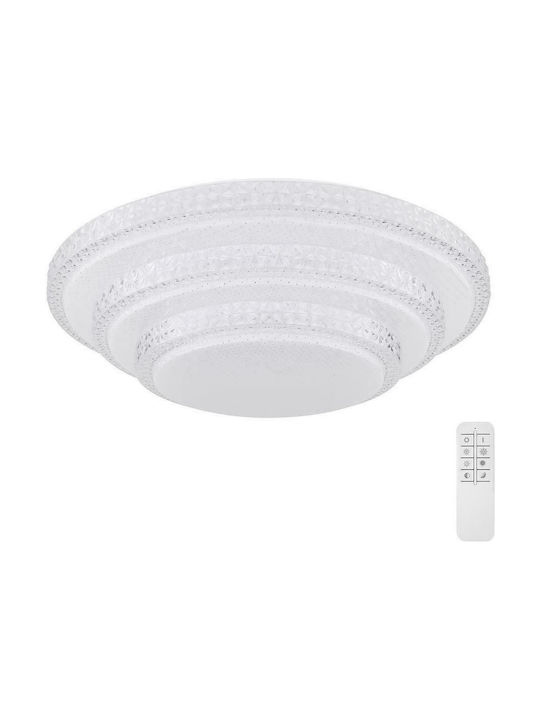 Globo Lighting Magnifique Таванно осветление 49бр Бяла с Вграден LED и Дистанционно Управление