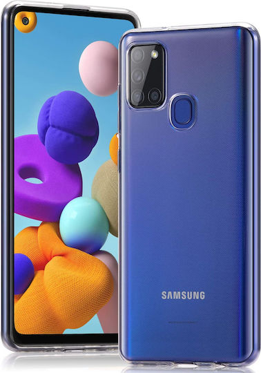 Umschlag Rückseite Silikon 0.5mm Transparent (Galaxy A21s)