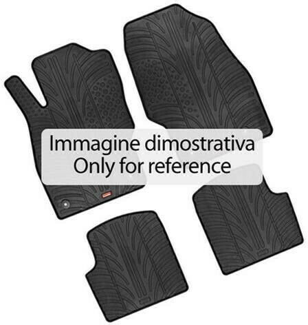 Lampa Set of Front and Rear Mats 4pcs Tray Type for Suzuki Vitara Black