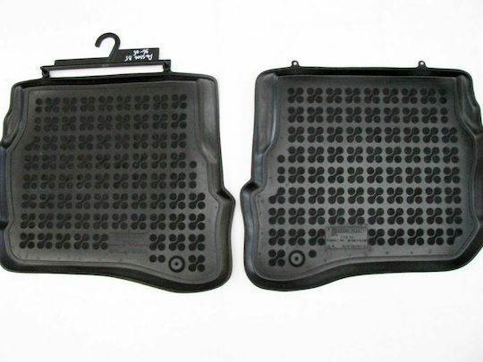 Rezaw Plast Set of Front and Rear Mats 4pcs Tray Type for Volkswagen Passat B5 1997-2004 Black