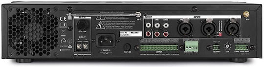 Power Dynamics PDV240MP3 Integrat Amplificator comercial 5 Canale 240W/8Ω cu 4 Zone 240W/100V cu Sistem de Răcire și Conexiuni USB/FM/Bluetooth