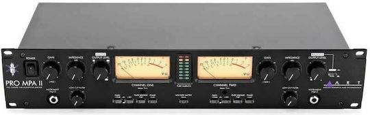 ART Pro Audio Digital MPA II Tube Microphone Preamplifier 2 Channel with Phantom Power & 2 XLR Input
