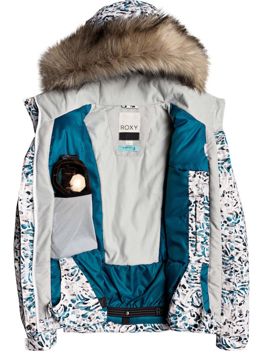 Roxy Jet Ski Women's Ski & Snowboard Jacket White Kentin ERJTJ03265-WBB3