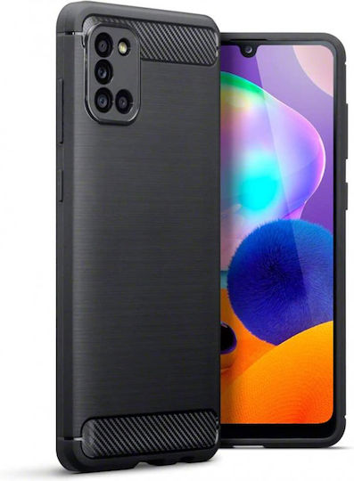 Tech-Protect Back Cover Σιλικόνης Μαύρο (Galaxy A31)
