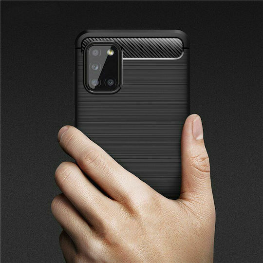 Tech-Protect Back Cover Σιλικόνης Μαύρο (Galaxy A31)