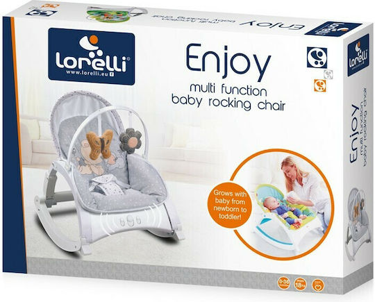 Lorelli Elektrisch Baby Relax Enjoy mit Musik und Vibration Pink Hug für Kind bis 9kg