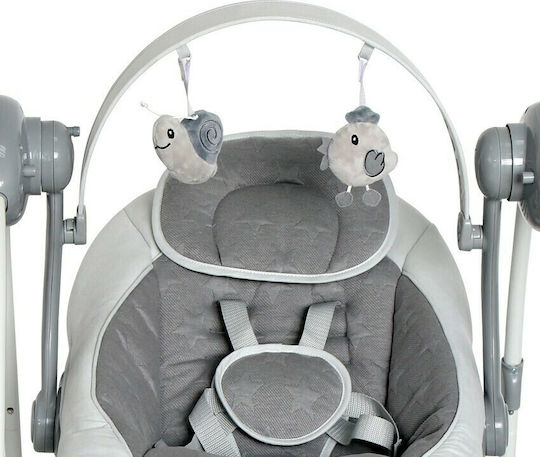Lorelli Electric Baby Relax Swing Portofino with Music Beige for Child up to 9kg
