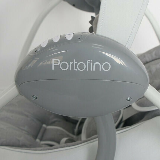 Lorelli Electric Baby Relax Swing Portofino with Music Beige for Child up to 9kg
