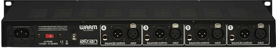 Warm Audio WA-412 Microphone Preamplifier 4 Channels with Phantom Power and 4 XLR Inputs