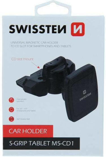 Swissten S-Grip Car Mobile & Tablet Mount with Magnet Black