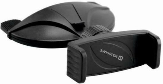 Swissten Βάση Κινητού Αυτοκινήτου S-GRIP S3-CD1 Βάση Κινητού Αυτοκινήτου / Προσαρμόζεται Στο CD με Ρυθμιζόμενα Άγκιστρα